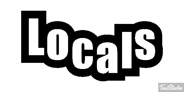 Locals Efecto de texto