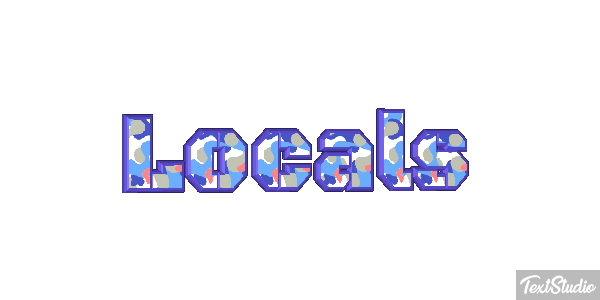 Locals Efecto de texto