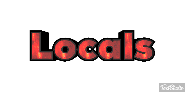 Locals Efecto de texto