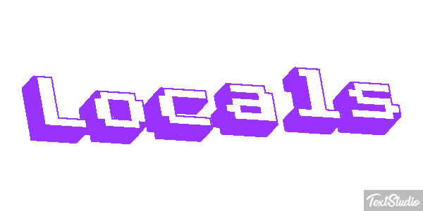 Locals Efecto de texto