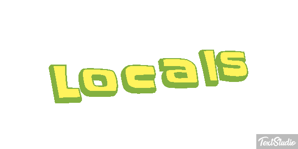 Locals Efecto de texto