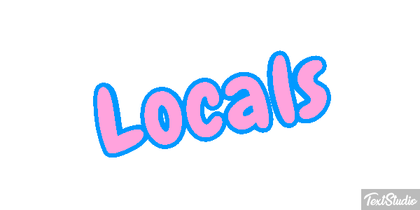 Locals Efecto de texto