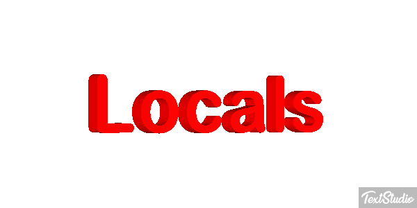 Locals Efecto de texto
