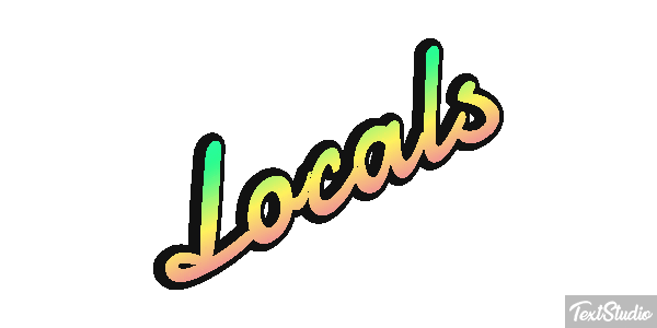 Locals Efecto de texto