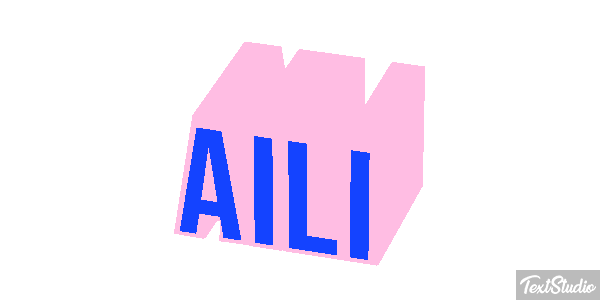 Aili Text effect