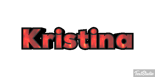 Kristina Текстовый эффект