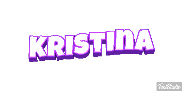 Kristina Текстовый эффект