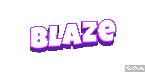 Blaze Efekt tekstowy
