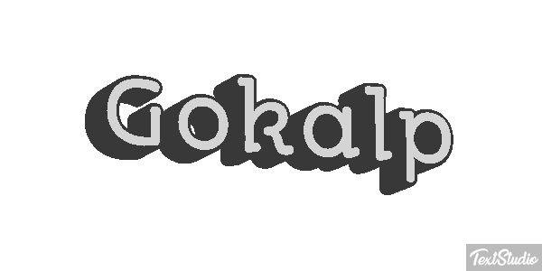 Gökalp Texteffekt