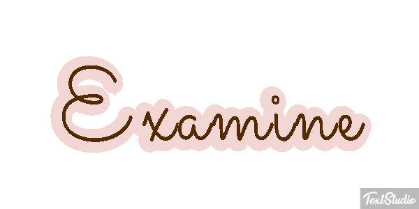 Examine Text effect