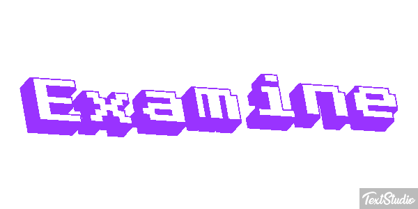 Examine Text effect
