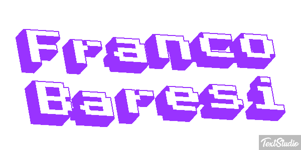 Franco Baresi Text effect