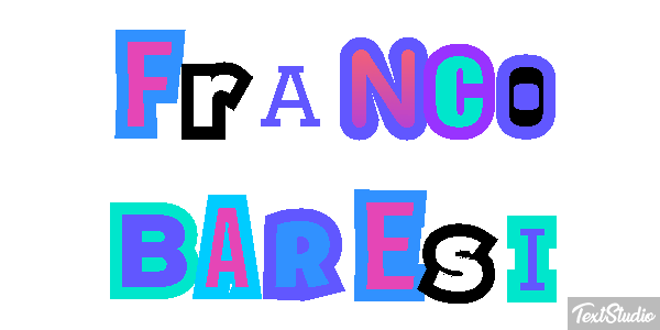 Franco Baresi Text effect