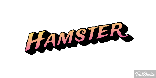 Hámster テキスト効果