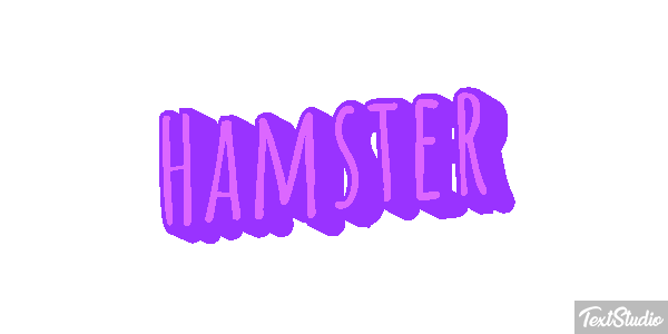 Hámster テキスト効果