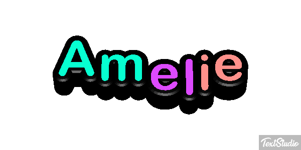 Amelie Text effect