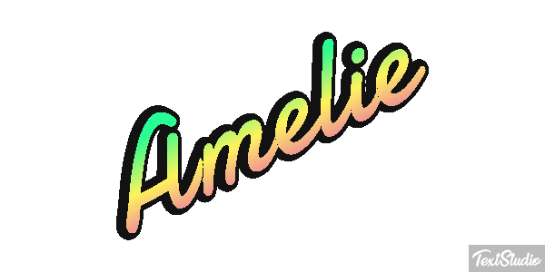 Amelie Text effect