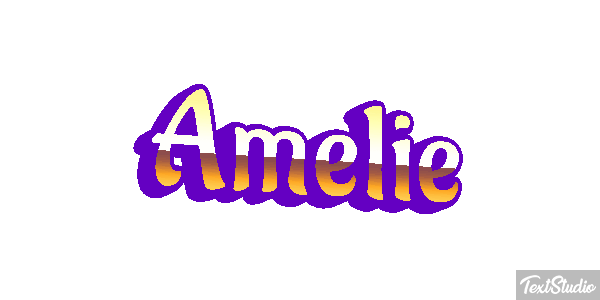 Amelie Text effect