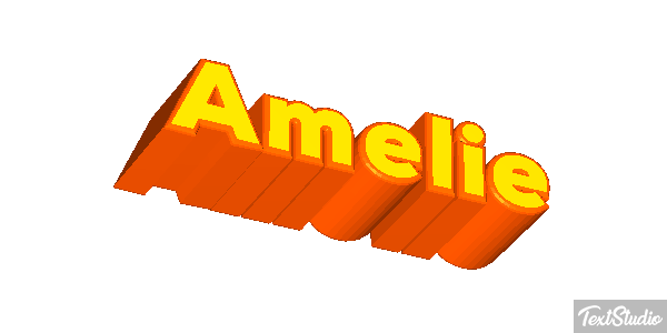 Amelie Text effect