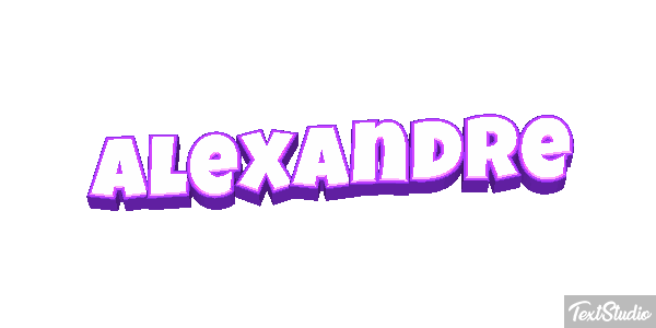 Alexandre Text effect
