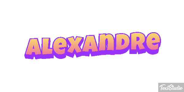 Alexandre Text effect