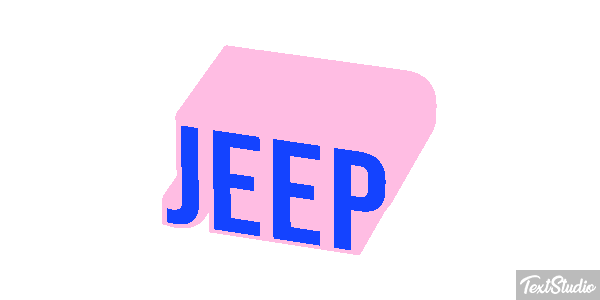 Jeep Texteffekt