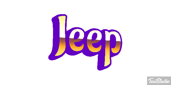 Jeep Texteffekt
