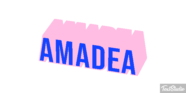 Amadea Efecto de texto