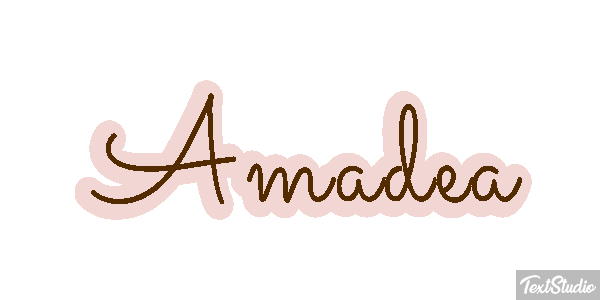 Amadea Efecto de texto
