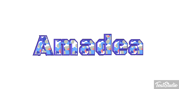 Amadea Efecto de texto