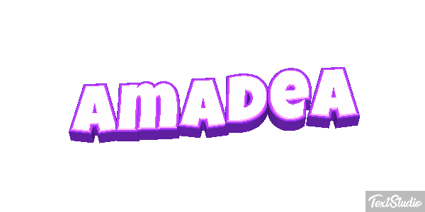 Amadea Efecto de texto