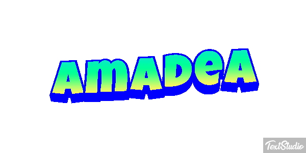 Amadea Efecto de texto