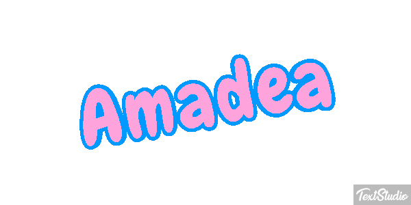Amadea Efecto de texto