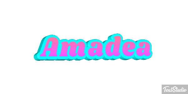 Amadea Efecto de texto