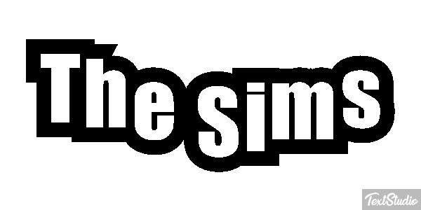 The Sims Effet de texte