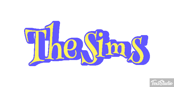 The Sims Effet de texte