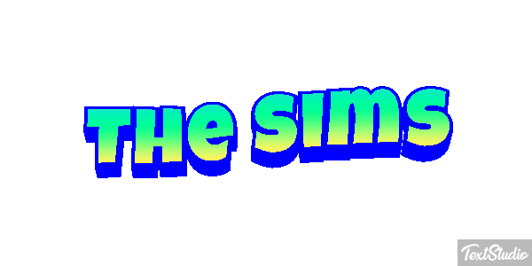 The Sims Effet de texte