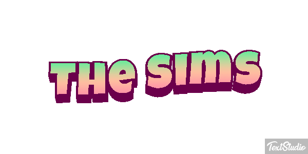 The Sims Effet de texte