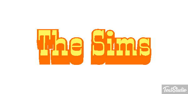 The Sims Effet de texte