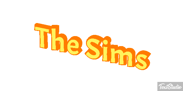The Sims Effet de texte