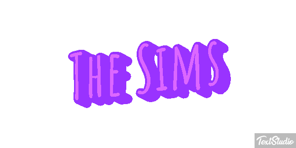 The Sims Effet de texte