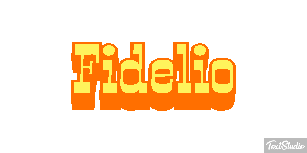 Fidelio Effetto testo