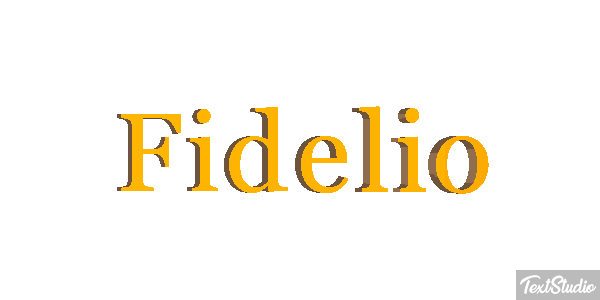 Fidelio Effetto testo