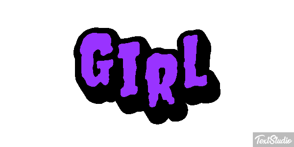 Girl Text effect