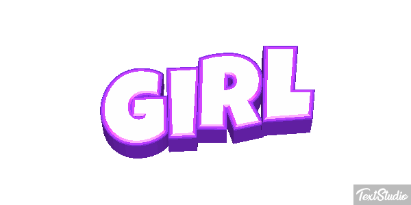 Girl Text effect