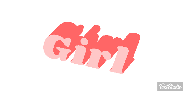 Girl Text effect