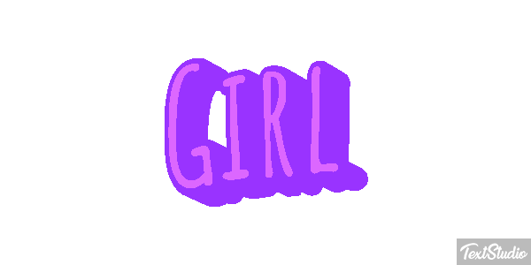 Girl Text effect