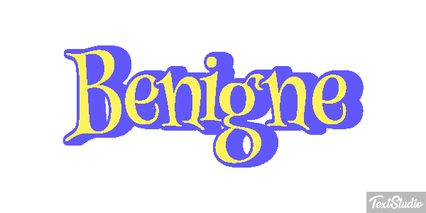 Bénigne テキスト効果