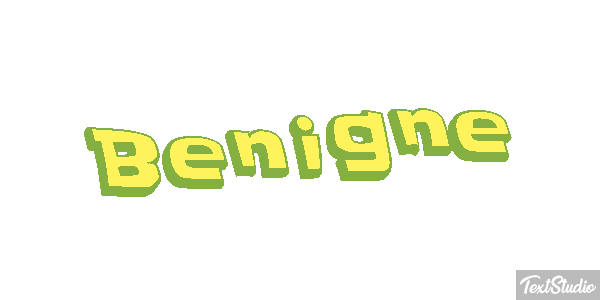 Bénigne テキスト効果