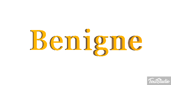 Bénigne テキスト効果